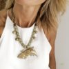 Collar étnico lagarto